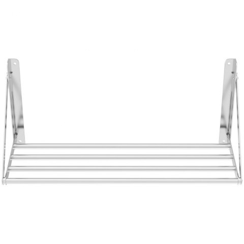 Półka ścienna składana ze stali nierdzewnej do 40 kg 80 x 30 cm Półka ścienna składana ze stali nierdzewnej do 40 kg 80 x 30 cm