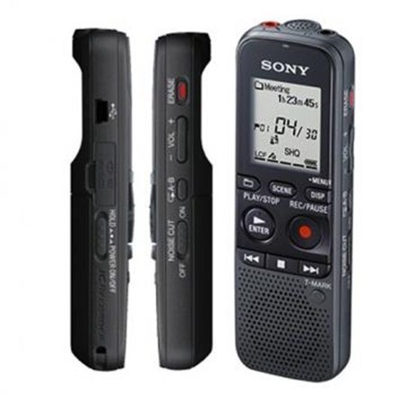 Sony Digital Voice Recorder ICD-PX470 Black, Stereo, MP3/L-PCM, 59 Hrs 35 min, MP3 playback Sony Digital Voice Recorder ICD-PX470 Black, Stereo, MP3/L-PCM, 59 Hrs 35 min, MP3 playback