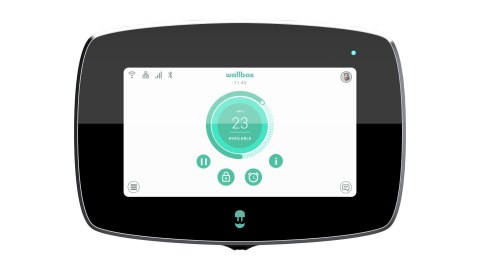 Wallbox Commander 2 Electric Vehicle charger, 7 meter cable Type 2, 22kW, Black