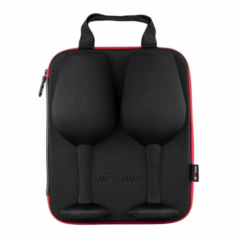 Etui z kieliszkami do wina diVinto XXL z napisem Etui z kieliszkami do wina diVinto XXL z napisem