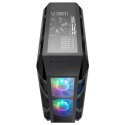 Cooler Master MasterCase H500M Side window, Iron Grey, ATX, Power supply included No