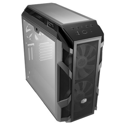 Cooler Master MasterCase H500M Side window, Iron Grey, ATX, Power supply included No Cooler Master MasterCase H500M Side window, Iron Grey, ATX, Power supply included No