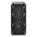 Cooler Master MasterCase H500M Side window, Iron Grey, ATX, Power supply included No