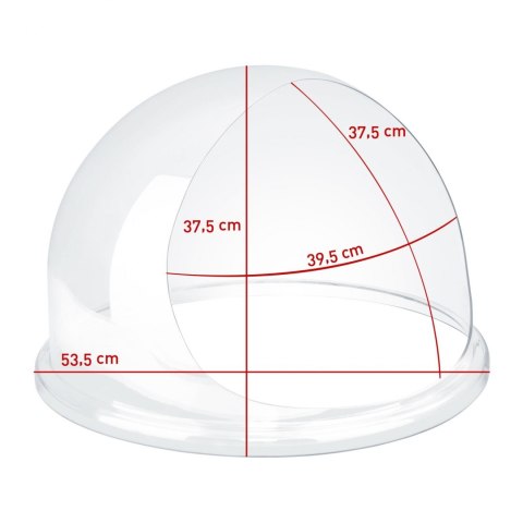 Pokrywa ochronna / osłona klosz do maszyny do waty cukrowej 52cm Pokrywa ochronna / osłona klosz do maszyny do waty cukrowej 52cm