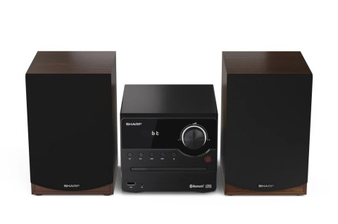 Sharp XL-B512(BR) Hi-Fi Micro System, CD/FM/USB/Bluetooth v5.0, 45W, Brown