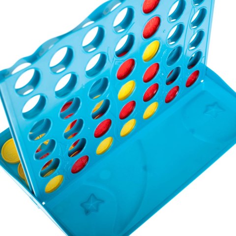 Gra logiczna szczęśliwa czwórka 25x19x20cm Gra logiczna szczęśliwa czwórka 25x19x20cm