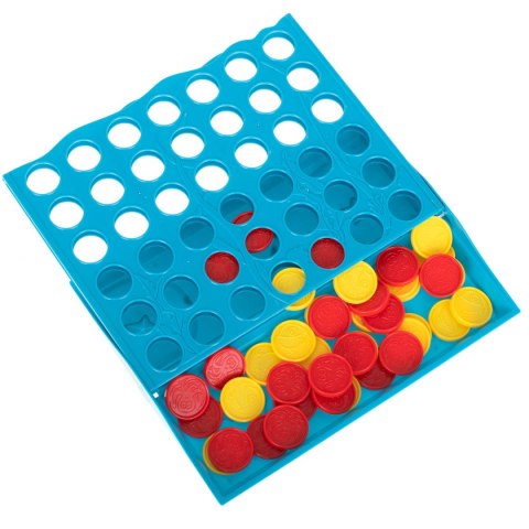 Gra logiczna szczęśliwa czwórka 25x19x20cm Gra logiczna szczęśliwa czwórka 25x19x20cm