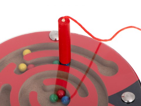 Labirynt magnetyczny kuleczki biedronka Labirynt magnetyczny kuleczki biedronka