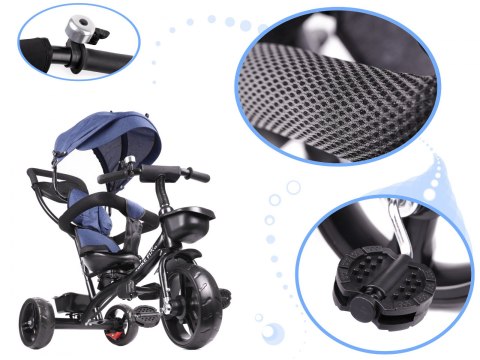 Rowerek trójkołowy Trike Fix Lite granatowy Rowerek trójkołowy Trike Fix Lite granatowy